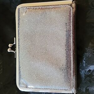 Evening clutch with phone pocket